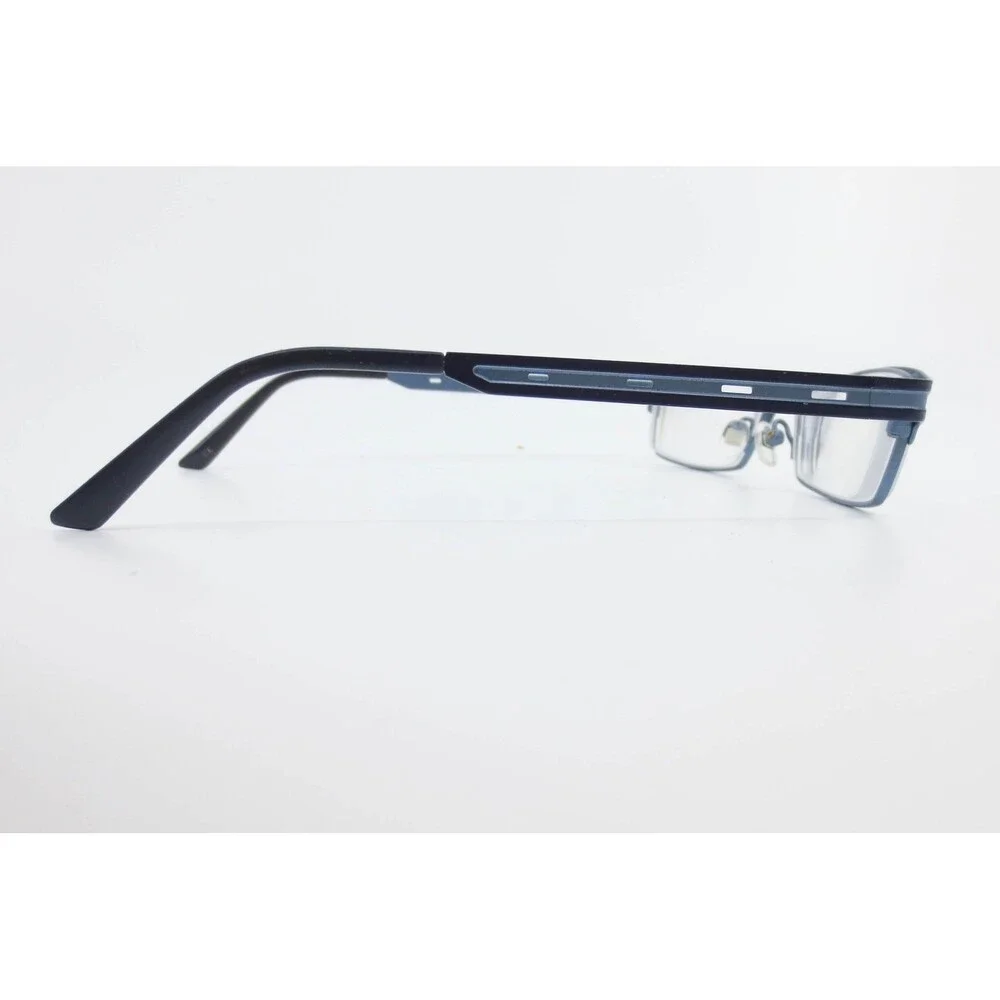 Prodesign Denmark 1207 c.9021 Navy Blue Rectangular Eyeglasses Frames 51-17-130